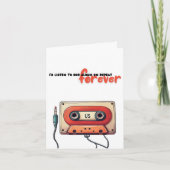 Forever Love Mixtape | retrocassette-Valentijn (Voorkant)