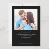 Forever Love Photo Bewaar de datum Kaart (Achterkant)