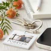 Forever Love Photo Custom Sleutelhanger (Voorkant Rechts)