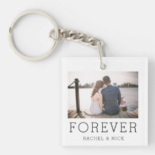 Forever Love Photo Custom Sleutelhanger