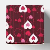 Forever Love Red Hearts Bedankdoosjes (Bovenkant)