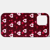 Forever Love Red Hearts Case-Mate iPhone Case (Achterkant (horizontaal))