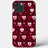 Forever Love Red Hearts Case-Mate iPhone Case (Achterkant)
