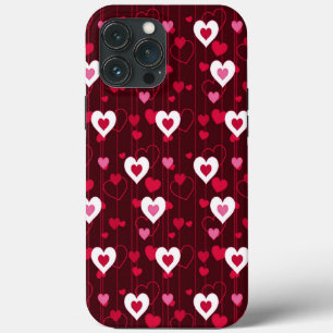 Forever Love Red Hearts Case-Mate iPhone Case