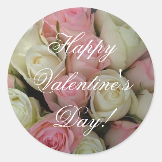 Forever Love Ronde Sticker (Voorkant)