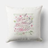 Forever Love: Sierkussen voor mama (Achterkant)