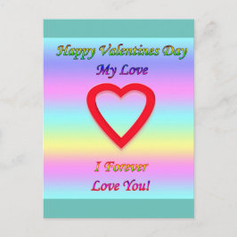 Forever Love Valentijnsdag Feestdagenkaart