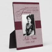 Forever Loved Custom Memorial Fotoplaat (Zijkant)