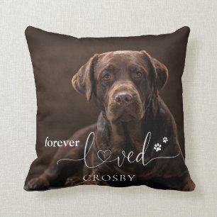 Forever Loved Pet Loss Memorial Kussen