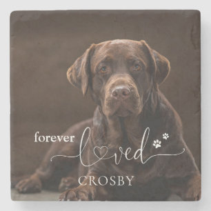 Forever Loved Pet Loss Memorial Stenen Onderzetter