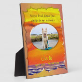 Forever Loved Pet Memorial 2443 Fotoplaat (Zijkant)