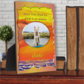 Forever Loved Pet Memorial 2443 Fotoplaat