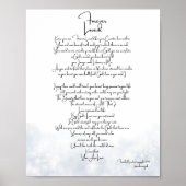 Forever Loved Platinum Poster (Voorkant)