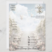 Forever Loving You From Afar Memorial Paper Sheet (Voorkant)