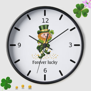 Forever Lucky Green Gnome op White