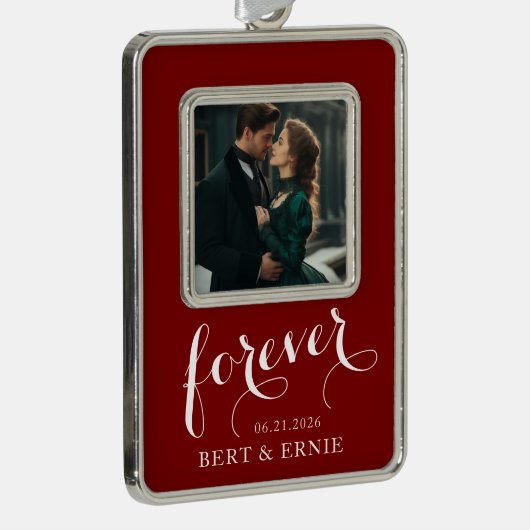 Forever Memory Vertical Framed Ornament (Rechts)