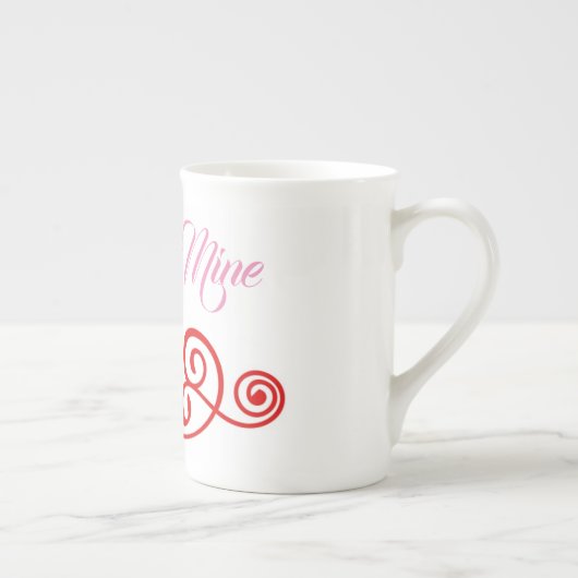 Forever Mijnroze en rode Mok (Rechts)