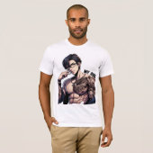 Forever Mine – Hot Anime Getatoeëerd Man met een b T-shirt (Voorkant volledig)