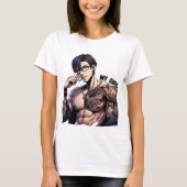 Forever Mine - Hot Anime Getatoeëerd Man Vrouwen T T-shirt (Voorkant)
