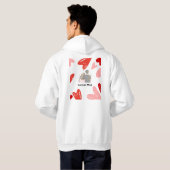 Forever Mine - Romantische Hart Hoodie (Achterkant volledig)