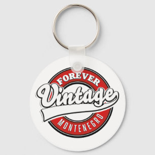 Forever Montenegro vintage logo Sleutelhanger