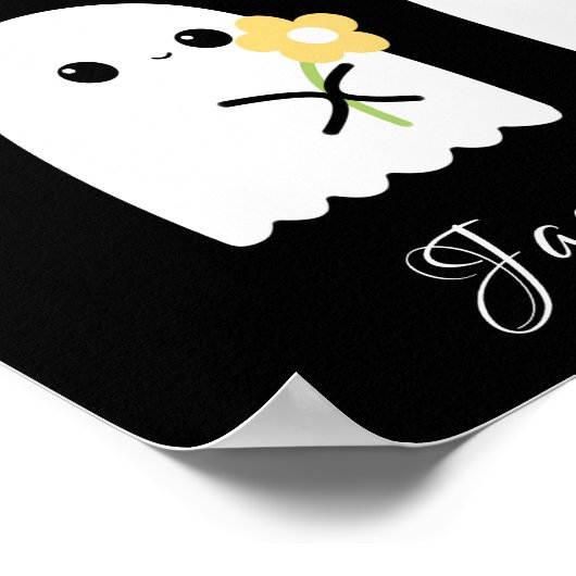 Forever My Boo Halloween Ghost Poster (Hoek)