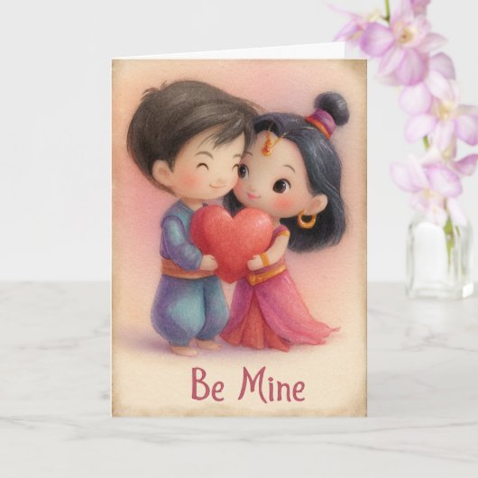 Forever My Choice Valentine Card Kaart (Orchidee)