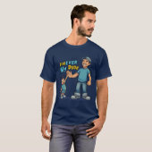 Forever My Dude Dad and Son Cartoon T-shirt (Voorkant volledig)