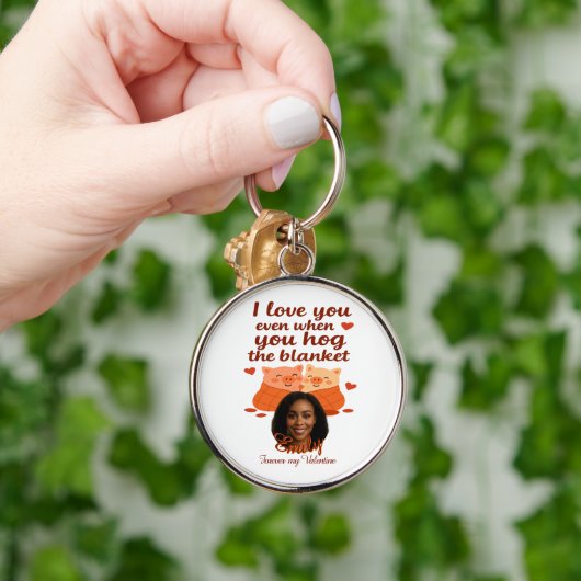 'Forever my Valentine' Personalized Keychain (Hand)