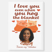 'Forever my Valentine' Personalized Magnet (Voorkant)