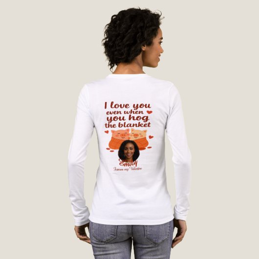 'Forever my Valentine' Tri-Blend TShirt (Achterkant)