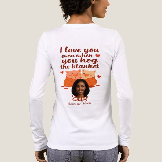 'Forever my Valentine' Tri-Blend TShirt (Achterkant)