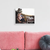 Forever Names Verloving trouwdatum Canvas Afdruk (Insitu (Woonkamer))