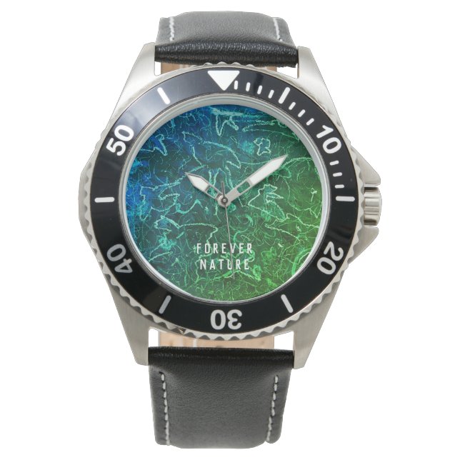 FOREVER NATURE: eWatch Armbanduhr Horloge (Voorkant)