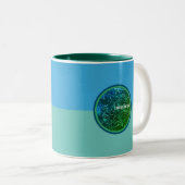 FOREVER NATURE: Tasse Tweekleurige Koffiemok (Voorkant rechts)