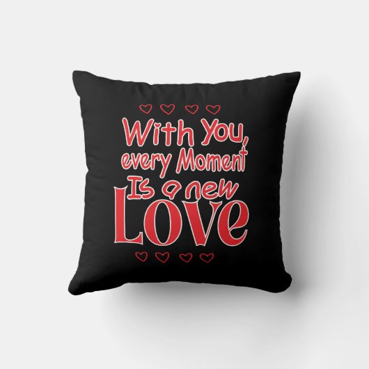 Forever New Love Romantic Quote Kussen (Achterkant)