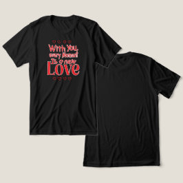 Forever New Love Romantische Quote  Tri-Blend Shirt