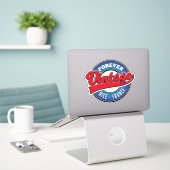 Forever Nice, Frankrijk vintage logo Sticker (Laptop op bureau)