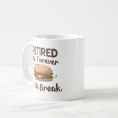 Forever on Lunch Break Mok voor pensioen (Voorkant links)