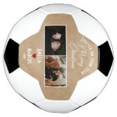 Forever on your team Merry Christmas 2 Photos Voetbal (Gedraaid)