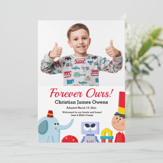 Forever onze Aankondiging van de Foto van de Aanne (Staand voorkant)