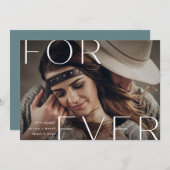 Forever Overlay | Foto-Verloving Aankondiging (Voorkant / Achterkant)