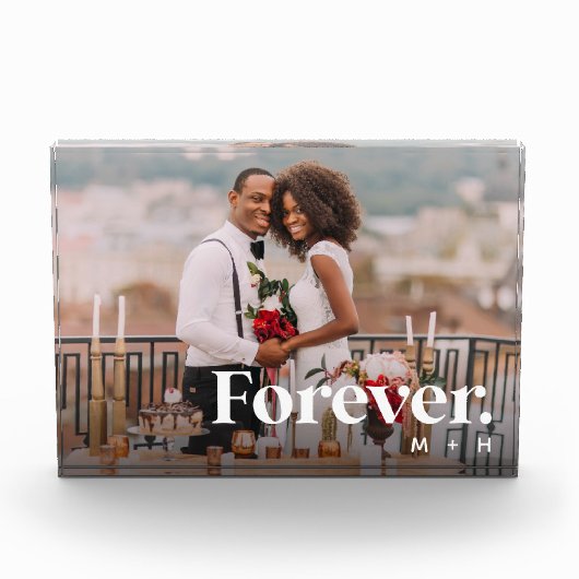 Forever Overlay | Weddenschap of Verloving Fotoblokken (Voorkant)