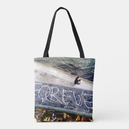 Forever Paris - Canvas tas (Achterkant)