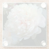 Forever Peony Glazen Onderzetter (Achterkant)