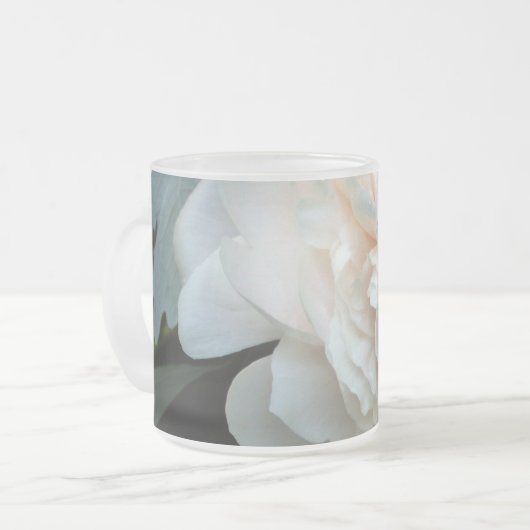 Forever Peony Matglas Koffiemok (Voorkant links)