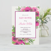 Forever Pink Invitation Kaart (Staand voorkant)