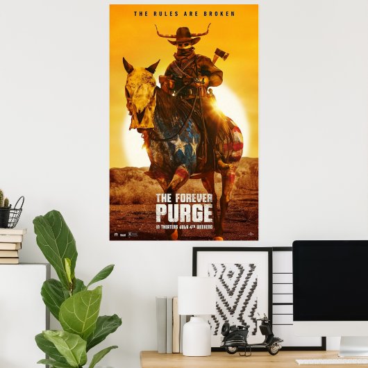 Forever Purge 2021 Poster (Thuiskantoor)