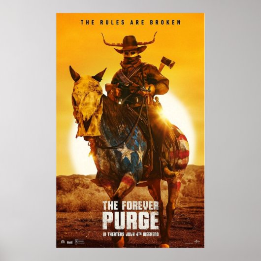 Forever Purge 2021 Poster (Voorkant)