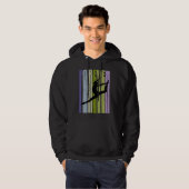 Forever Retro Dance Motivational Inspiring Cute Co Hoodie (Voorkant volledig)